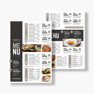 Restaurant Menu Design