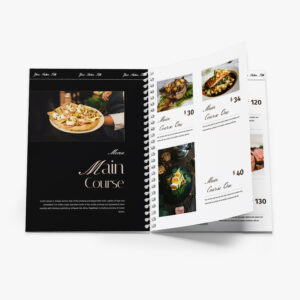 Menu Book Design