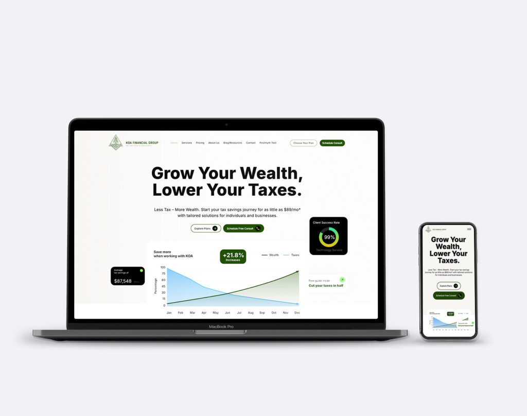 Website-mockup_KOA Financial Group