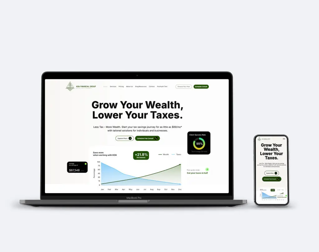Website-mockup_KOA Financial Group